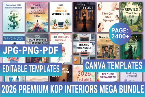 Download 2026 PREMIUM KDP INTERIORS MEGA BUNDLE - Premium Bundle