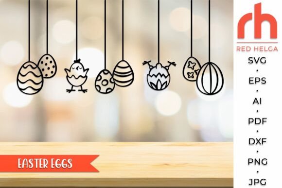 Download Easter Eggs SVG, Chick and Eggs Cut File - Premium Resources
