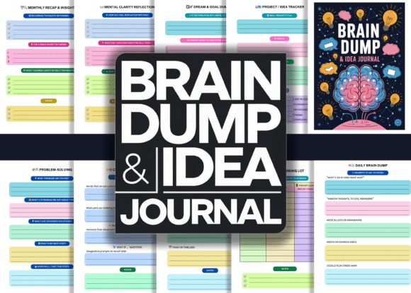 Download Brain Dump &amp; Idea Journal -KDP Interiors - Premium Resources
