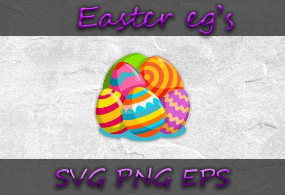 Download Colorful Easter Eggs SVG - Premium Resources